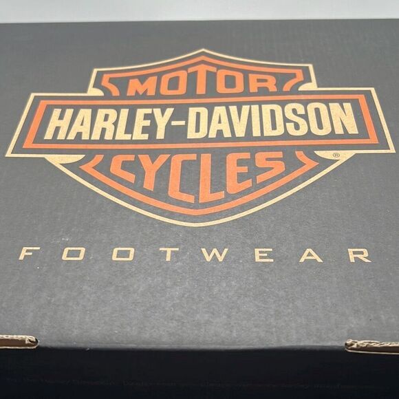 Harley Davidson Watkins Black Leather Motorcycle riding Boot D93758 NWB Men 11.5 main image 6
